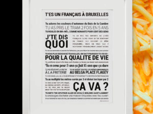 TOUT EST DIT - CADRE le français à Bruxelles