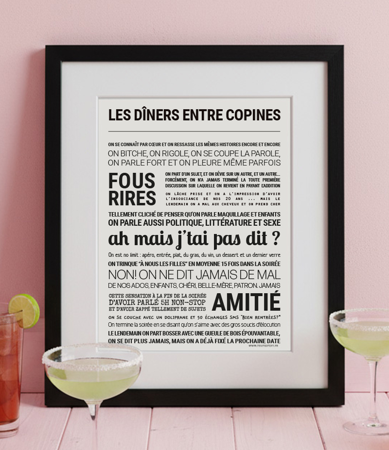 LES DÎNERS ENTRE COPINES