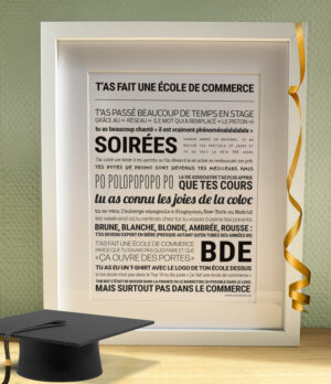 T'AS FAIT UNE ÉCOLE DE COMMERCE