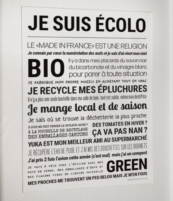 JE SUIS ÉCOLO – Image 3