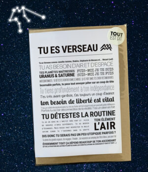 carte - TU ES VERSEAU