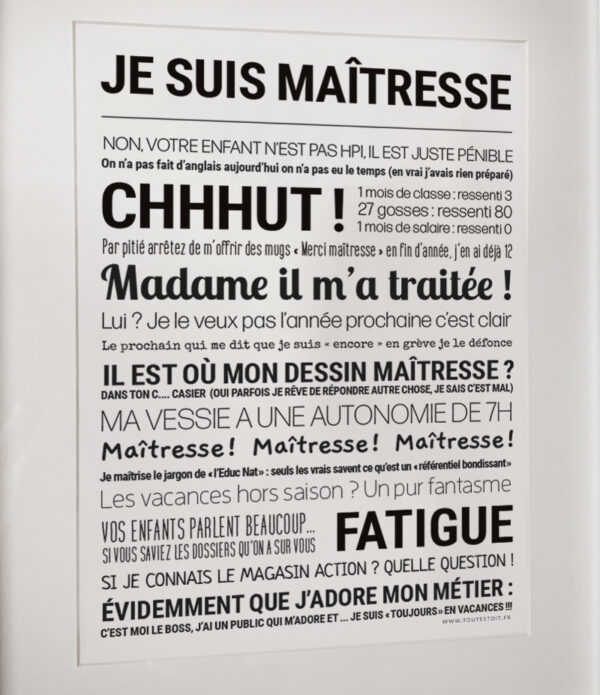 JE SUIS MAÎTRESSE – Image 3