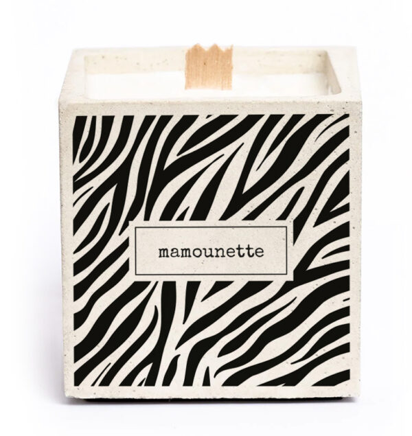 Bougie zebre "mamounette"