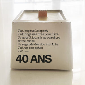40 ANS (bougie anniv)