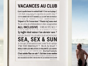 VACANCES AU CLUB