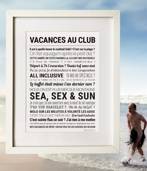 VACANCES AU CLUB