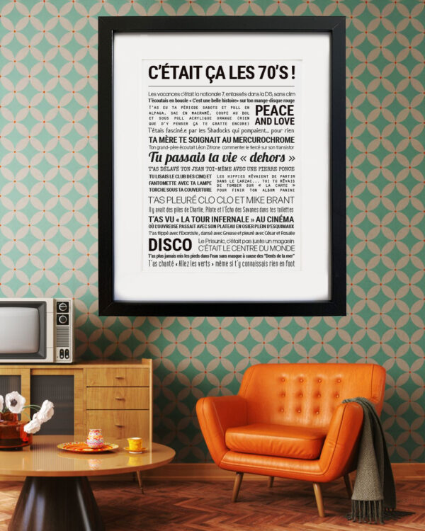 C'était ça les 70's