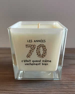 Les années 70 (bougie-leo)