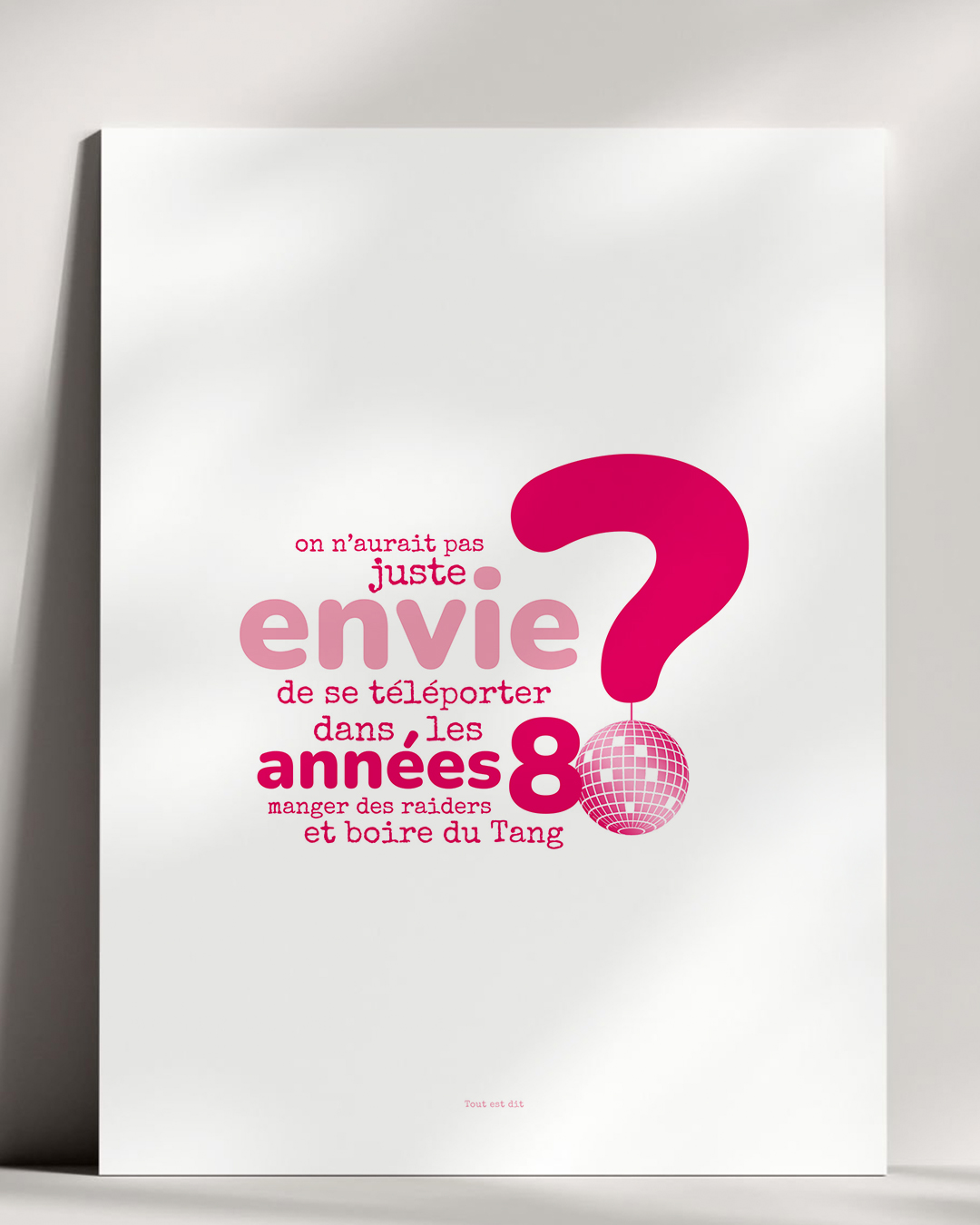 Affiche "?" - ANNÉES 80