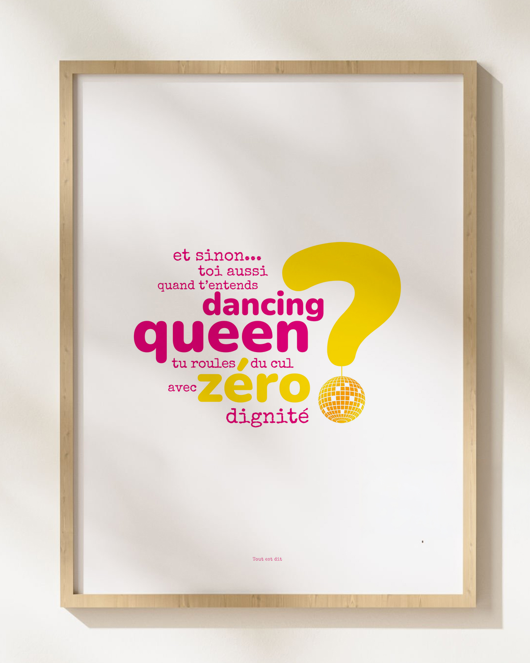 Affiche "?" - DANCING QUEEN