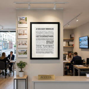 JE SUIS AGENT IMMOBILIER